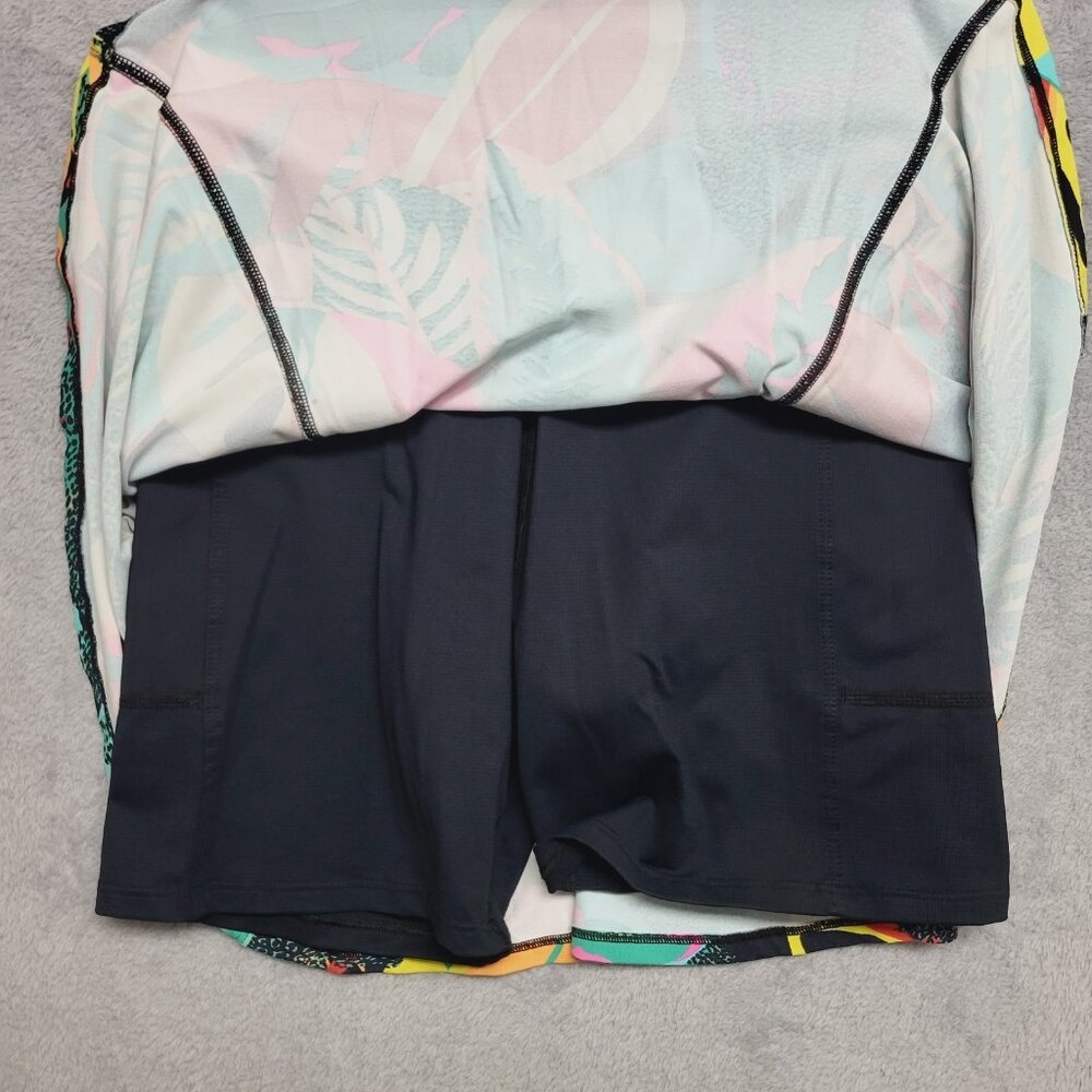 Dona Jo Skort Womens 1 Skirt Tropical Golf Tennis Pickleball Casual - Picture 5 of 9